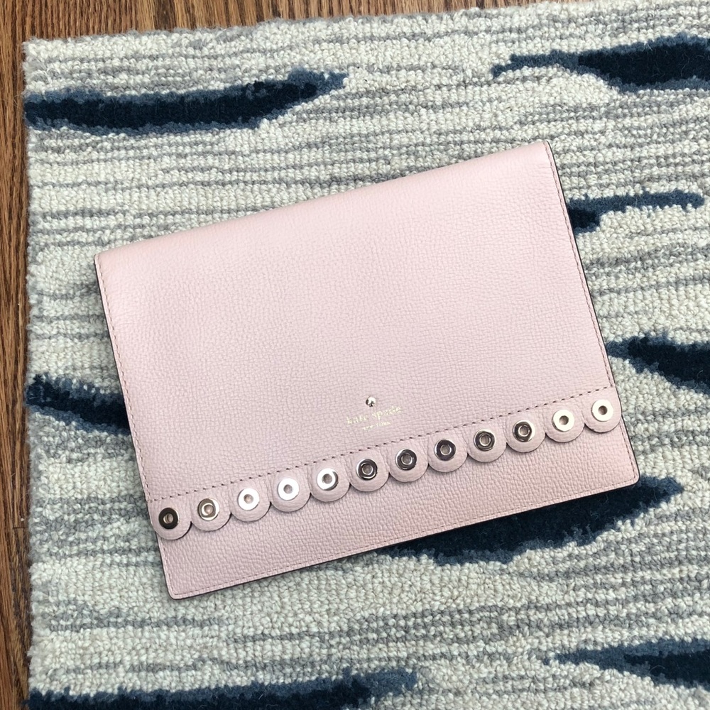 🆕 Kate Spade Envelope Clutch Paloma Road Blush